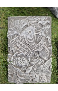 Placca koi 12x18cm da appendere